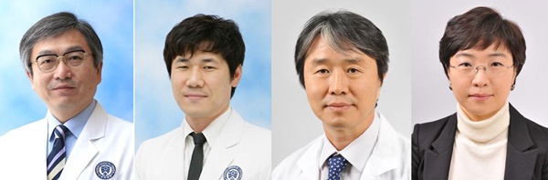 사진 왼쪽부터 김남규 교수, 허혁 교수, 오재환 교수, 원영주 교수.