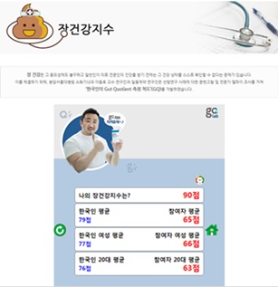장건강지수 GQ·일동제약 지큐랩 브랜드.