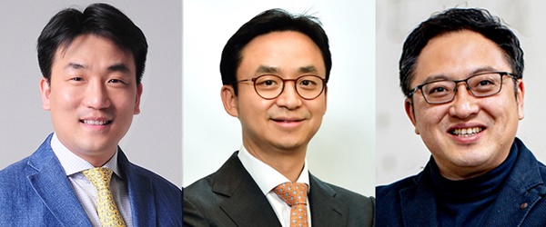 왼쪽부터 정창욱 교수, 최의근 교수, 박성민 교수.