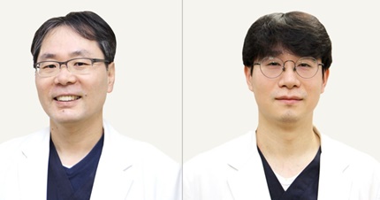 경희대병원 심장혈관센터 김진배, 이정명 교수(좌측부터).
