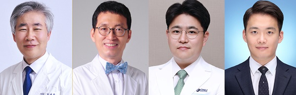 왼쪽부터)백선하, 김희찬, 박광현, 선석규 교수.